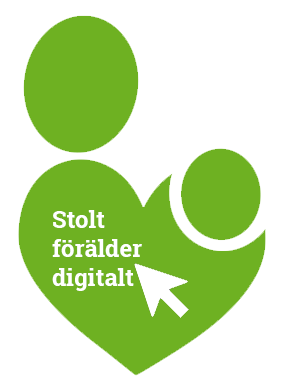 Symbolen för digital föräldraskapsbekräftelse